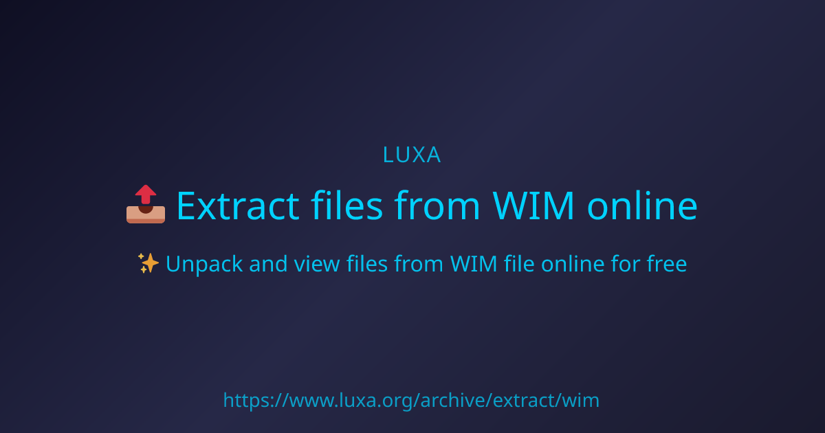 File Extension Wim Extract files from WIM online